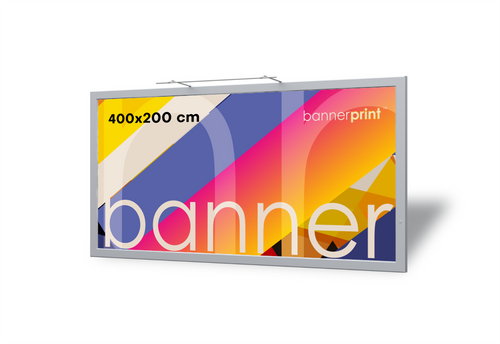 Reklamní tabule 400x200 cm - Billboard Wall Slim bannergear™