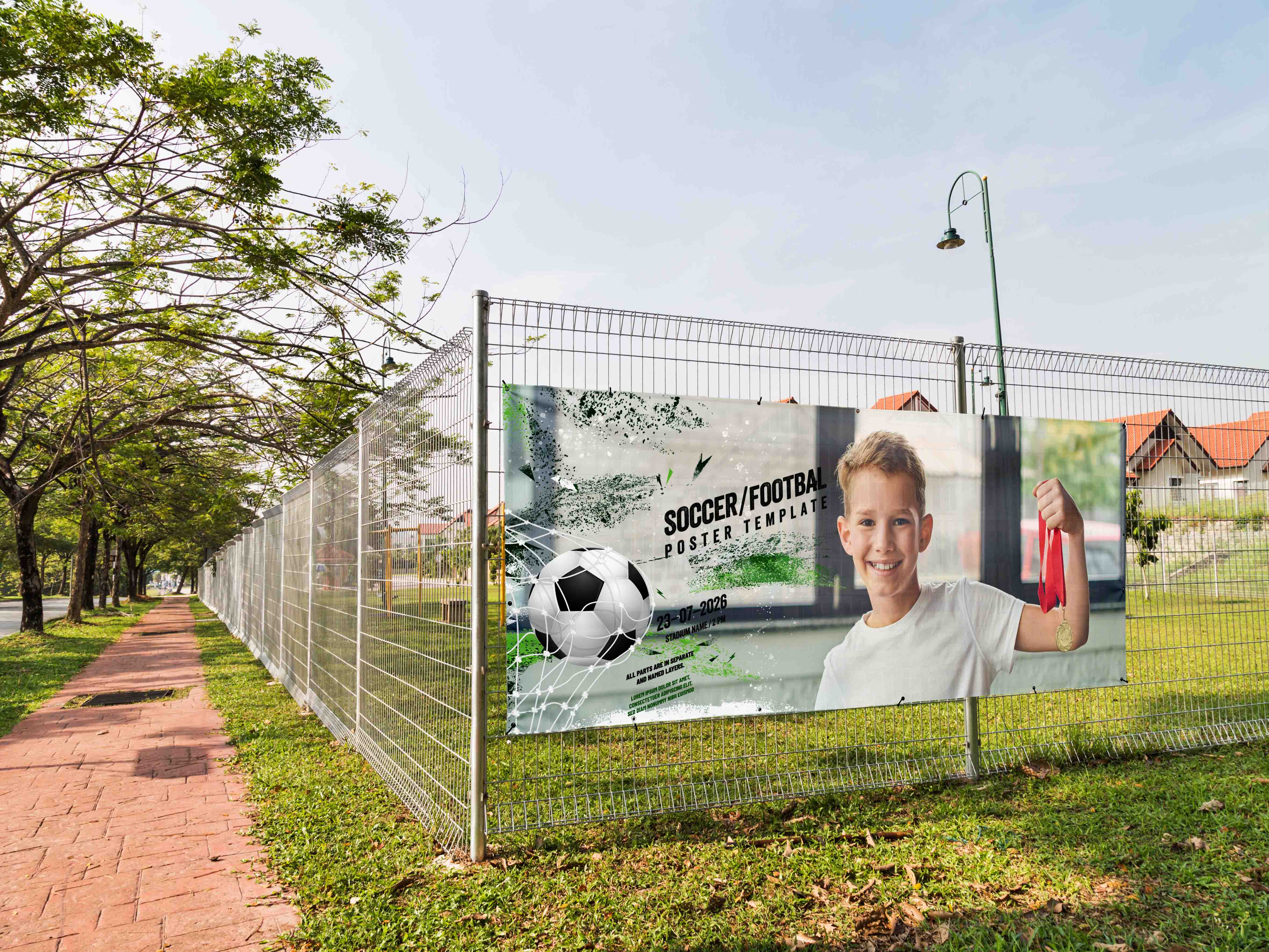 Baner na ogrodzenia Baner na ogrodzenia