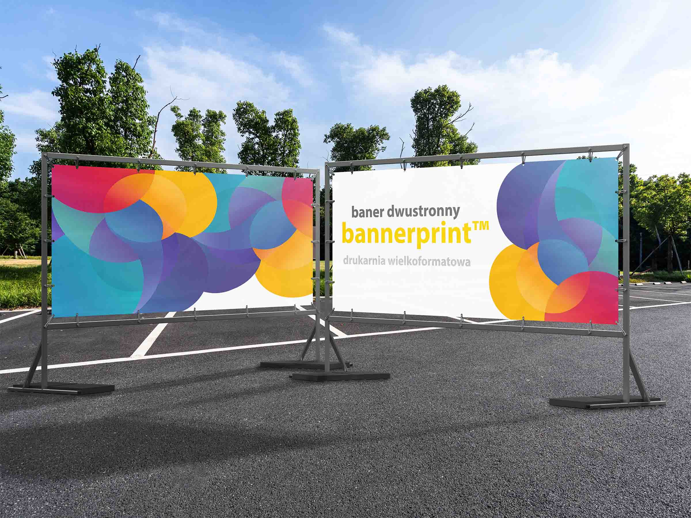 Baner dwustronny Baner dwustronny