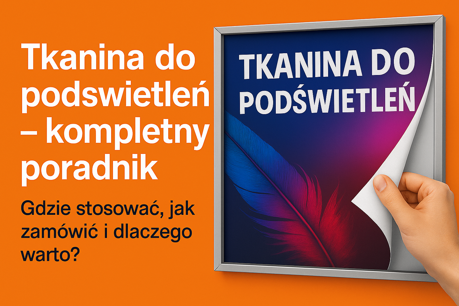 Tkanina do podświetleń – kompletny poradnik. Gdzie stosować, jak zamówić i dlaczego warto? [PORADNIK 2025]