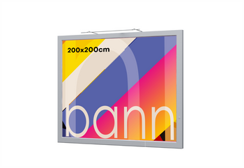  Werbetafel 200x200 cm - Billboard Wall Slim bannergear™ 