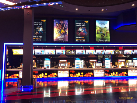 Backlit 510 g/m2 banner acoperit, dimensiune 480x230 cm