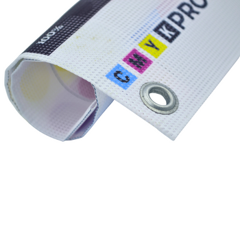 Advertising banner custom imprinted outdoor fabric textile mesh 340g/m2
