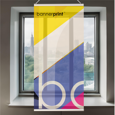 Einseitiges Schaufensterbanner Transluzent