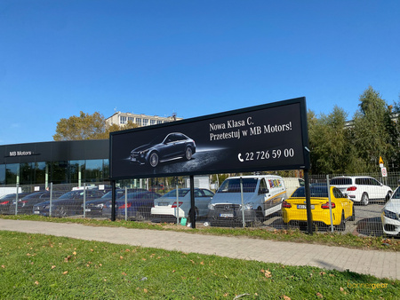510g/m2 acoperit banner de publicitate 2x1m prelată