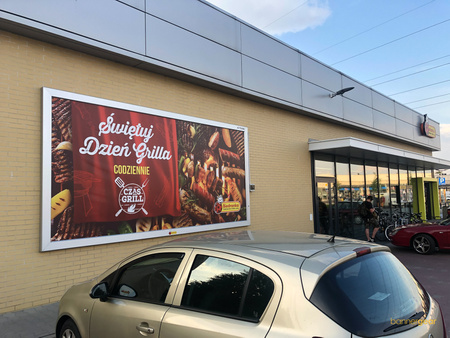  Werbetafel 300x150 cm - Billboard Wall Slim bannergear™ 