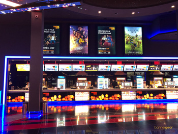 Backlit 510 g/m2 banner acoperit, dimensiune 480x230 cm