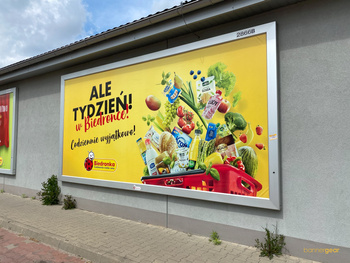  Tablica Reklamowa 220x120 cm - Billboard Wall Slim bannergear™ 