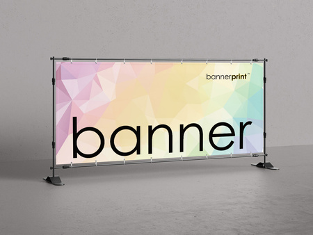 Baner powlekany 510g/m2 o rozmiarze 2x1 m plandeka