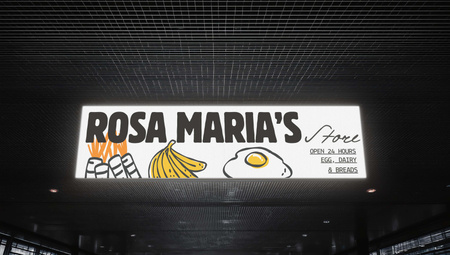 Illuminated lightbox backlight box in size 300x200 cm