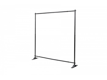 Ścianka Banerowa SIMPLE Czarna 240×300 cm – Stabilna Konstrukcja