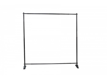 Ścianka Banerowa SIMPLE Czarna 240×300 cm – Stabilna Konstrukcja