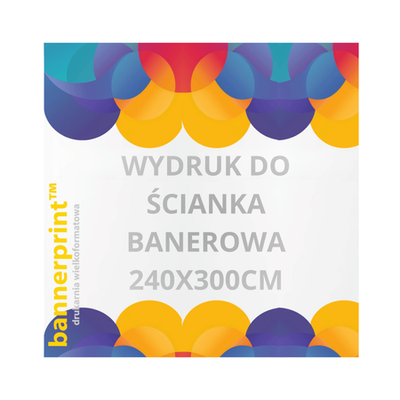 Wydruk do Ścianki Banerowej SIMPLE 240×300 cm
