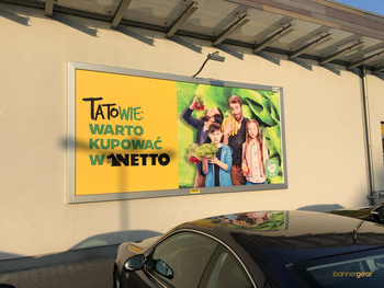  Tablica Reklamowa 420x260 cm - Billboard Wall Slim bannergear™ 