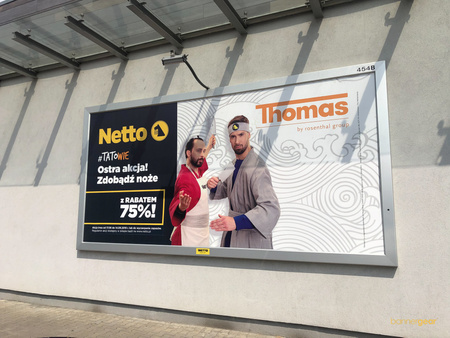  Werbetafel 280x180 cm - Billboard Wall Slim bannergear™ 