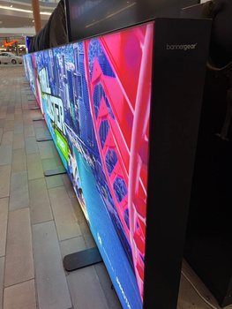 Osvětlený panel podsvícení světelného boxu o rozměrech 400x200 cm