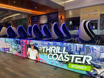 Osvětlený panel podsvícení světelného boxu o rozměrech 400x200 cm