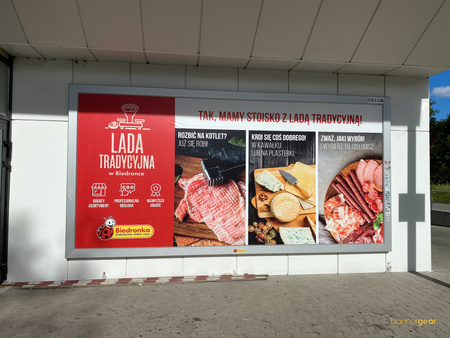  Werbetafel 220x120 cm - Billboard Wall Slim bannergear™ 