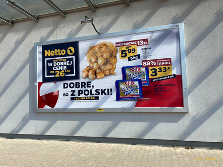  Reklamní tabule 220x120 cm - Billboard Wall Slim bannergear™ 