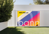  Werbetafel 280x180 cm - Billboard Wall Slim bannergear™ 