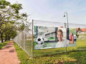 Banner pentru gardul de construcție - orice dimensiune