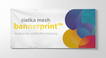 Reklamní banner s vlastním potiskem venkovní textilní síť 340g/m2