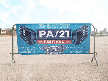 Banery Dwustronne Standard na Barierki