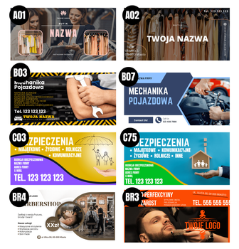 510g/m2 banner acoperit 2x1m prelată